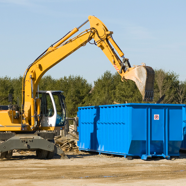 what are the rental fees for a residential dumpster in St Peter